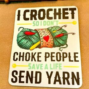 Hand Pressed Mouse Pad!  Brand New!